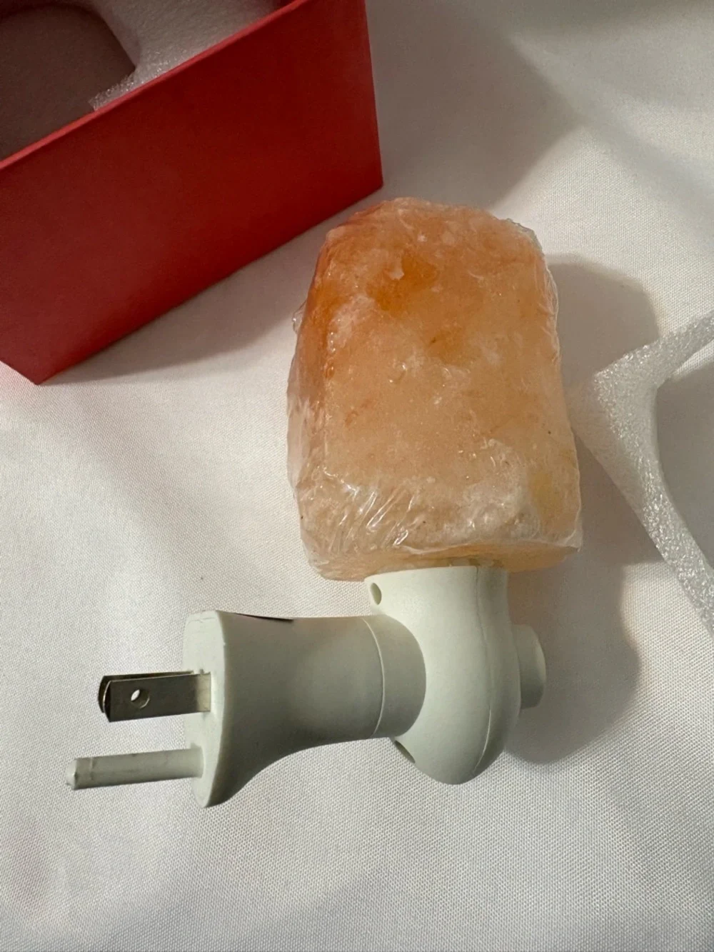 Himalayan Salt Stone Night Light - Small Natural Crystal New in Box‎ Earthbound